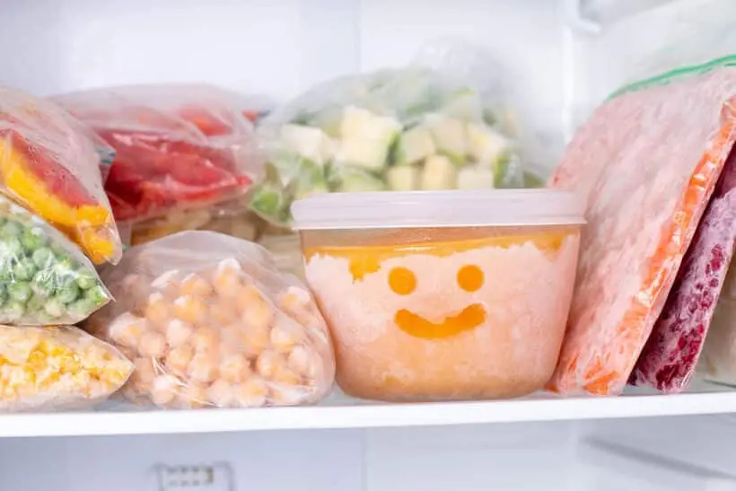 Conservation alimentaire avec sacs de congélation Ghizo Plast