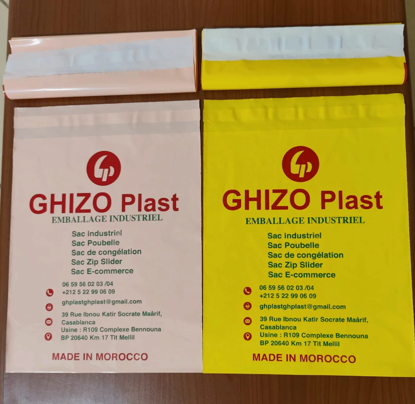 Équipe de production Ghizo Plast - Expertise et savoir-faire marocain